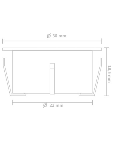 Lampes de sol à LED 10 pcs Blanc chaud