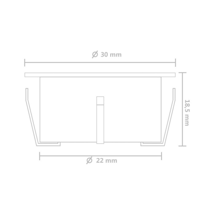 Lampes de sol à LED 10 pcs Blanc chaud