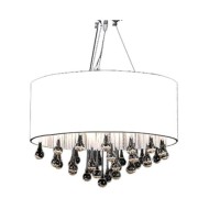Lustre avec 85 cristaux Blanc