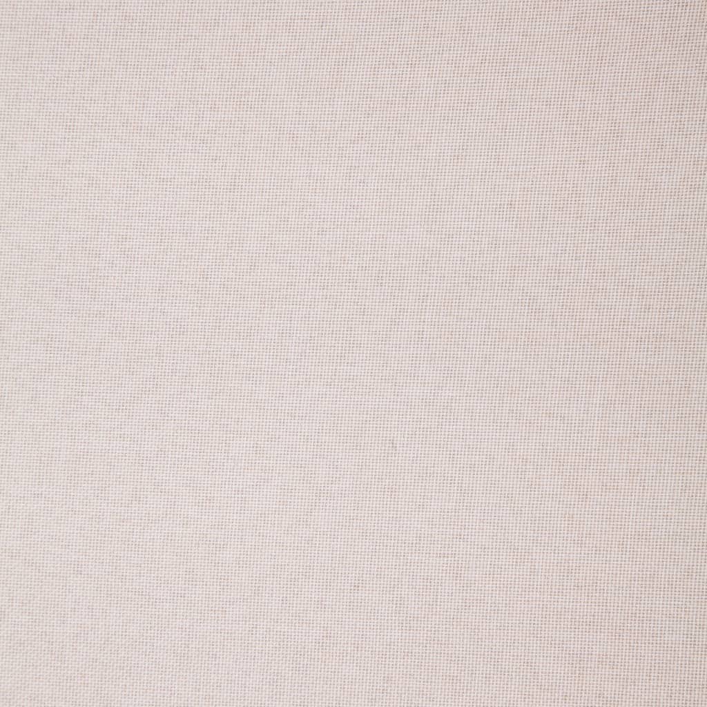  Ensemble de canapé 2 pcs Tissu Crème