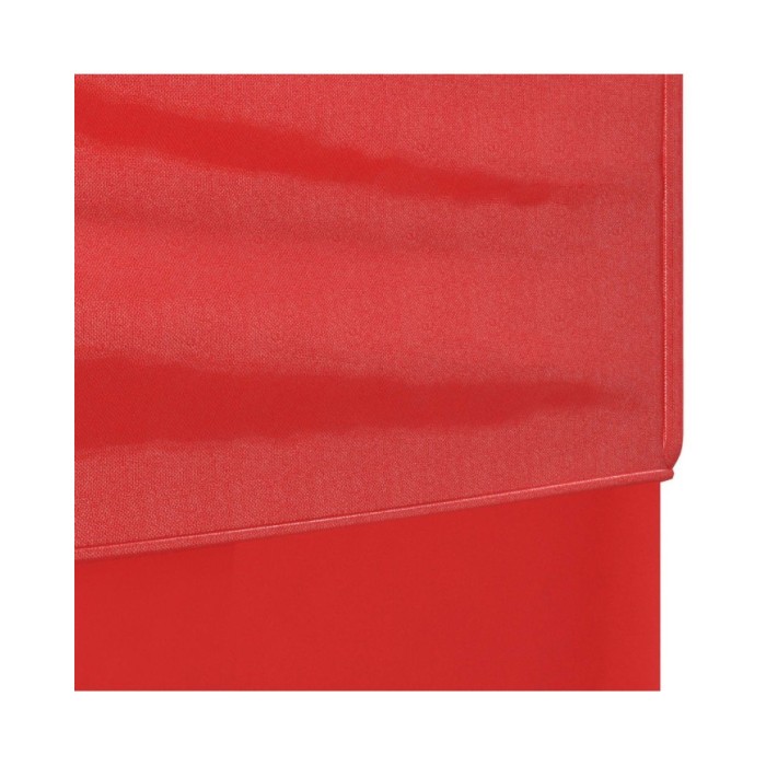 Tente de réception pliable avec parois Rouge 3x6 m