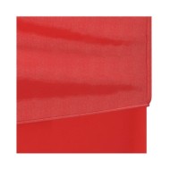Tente de réception pliable avec parois Rouge 3x6 m