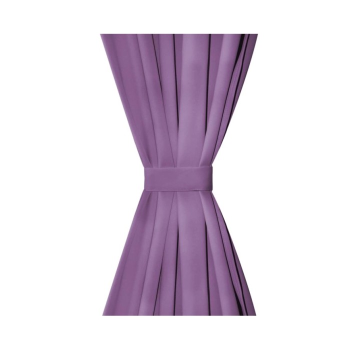 Rideau occultant avec boucles 2 pcs 140 x 175 cm Lilas