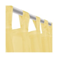 Rideau occultant 2 pcs Voile 140 x 245 cm Jaune