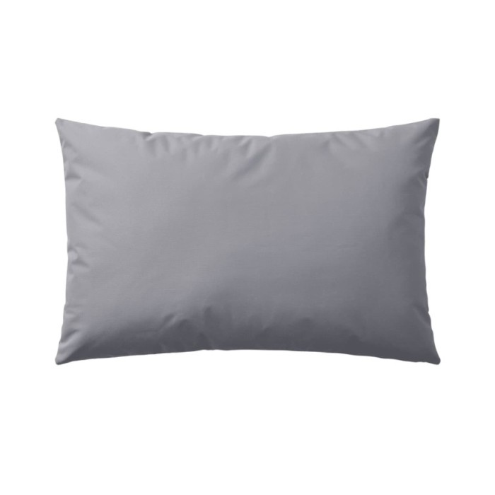 Oreiller d'extérieur 4 pièces 60 x 40 cm Gris