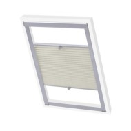 Store plissé Couleur crème SK08