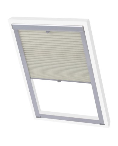 Store plissé Couleur crème SK08