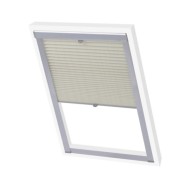 Store plissé Couleur crème SK08