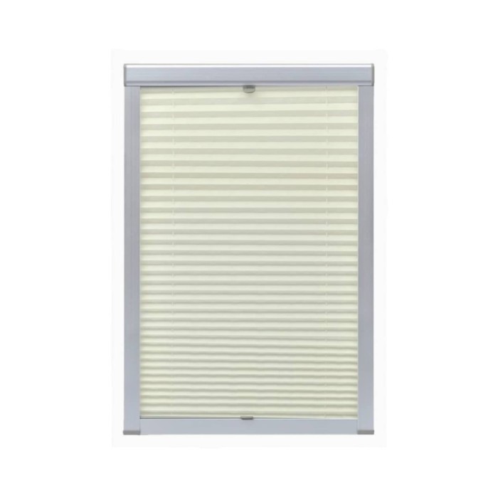 Store plissé Couleur crème SK08