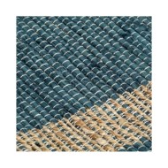 Tapis fait à la main Jute Bleu 120x180 cm
