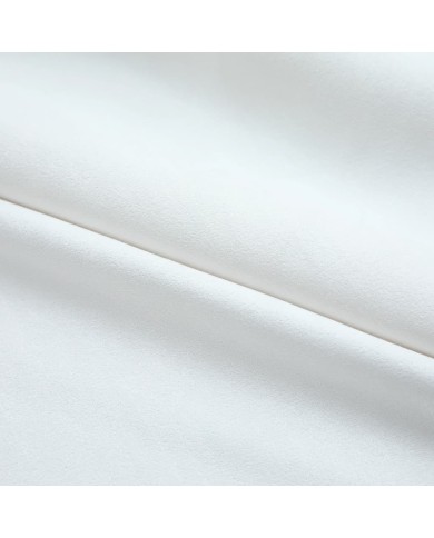 Rideaux occultants avec crochets 2 pcs Blanc cassé 140x175 cm