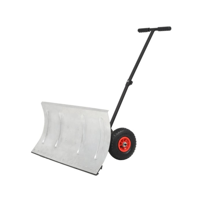 Chasse-neige manuel avec roues 100 x 44 cm