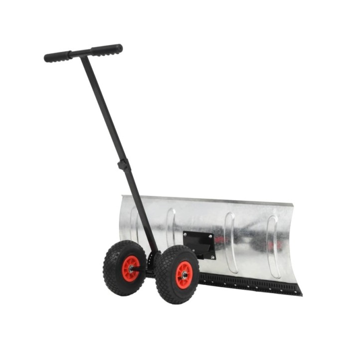 Chasse-neige manuel avec roues 100 x 44 cm