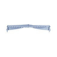Auvent de bistro 400x120 cm Bleu et blanc