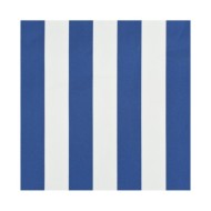 Auvent de bistro 400x120 cm Bleu et blanc