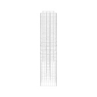 Jardinière à gabion en H Fil d'acier 260x40x200 cm 