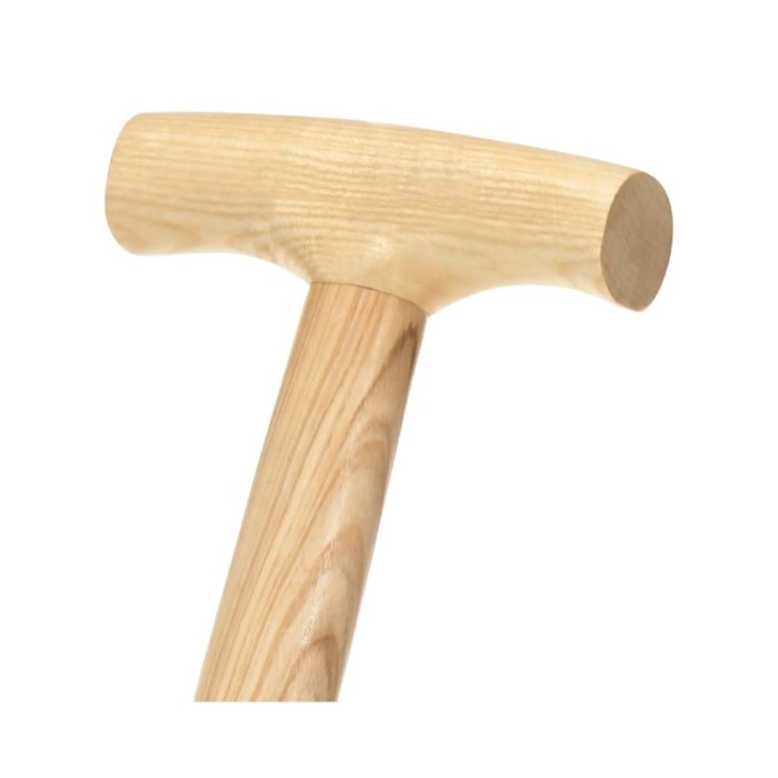 Fourche à creuser de jardin poignée en T Inox et bois de frêne