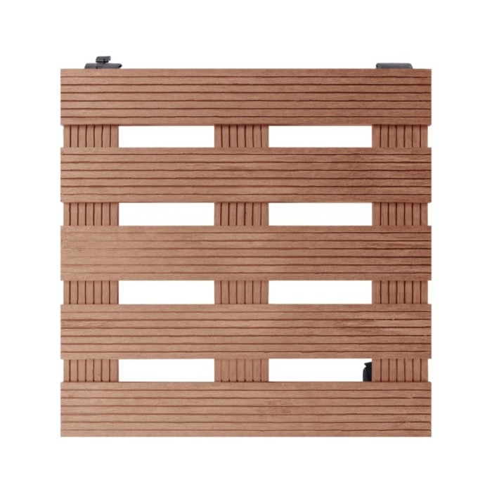 Chariots à plantes 2 pcs Marron 30x30x7,5 cm WPC