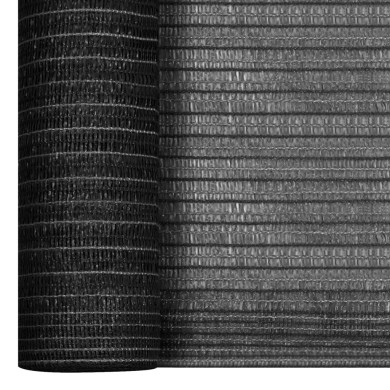 Filet brise-vue Anthracite 3,6x25 m PEHD 175 g/m²