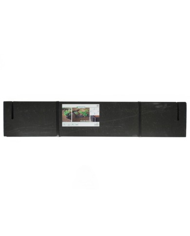 Filet brise-vue Anthracite 3,6x25 m PEHD 175 g/m²