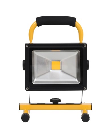 Projecteur à LED rechargeable avec poignée 30 W Blanc chaud 