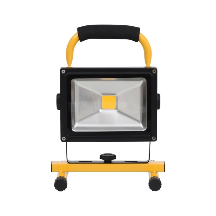 Projecteur à LED rechargeable avec poignée 30 W Blanc chaud 