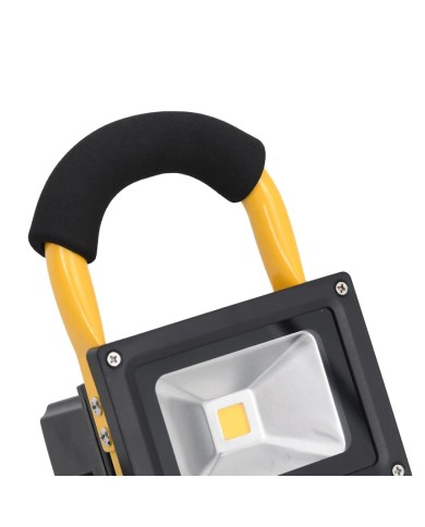 Projecteur à LED rechargeable avec poignée 30 W Blanc chaud 
