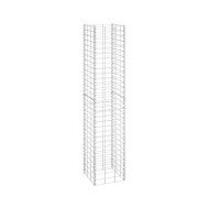 Lits surélevés en gabion 3 pcs 30x30x150 cm Fer