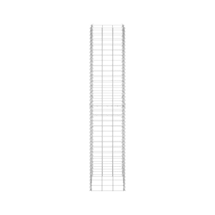 Lits surélevés en gabion 3 pcs 30x30x150 cm Fer