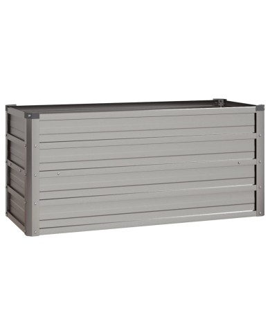 Jardinière Gris 100x40x45 cm Acier corten