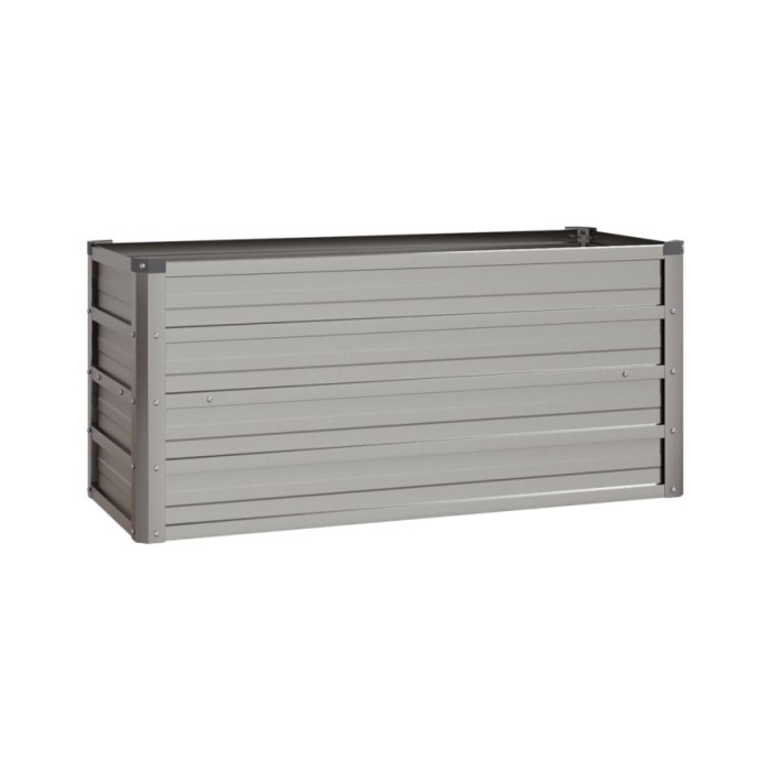 Jardinière Gris 100x40x45 cm Acier corten