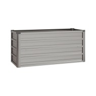 Jardinière Gris 100x40x45 cm Acier corten