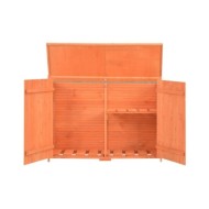 Abri de stockage de jardin 120x50x91 cm Bois