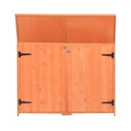 Abri de stockage de jardin 120x50x91 cm Bois