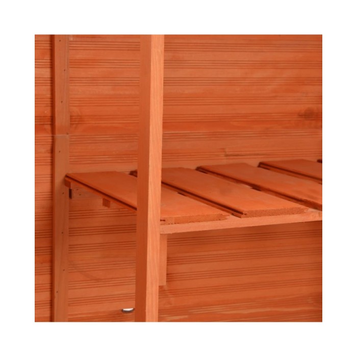 Abri de stockage de jardin 120x50x91 cm Bois