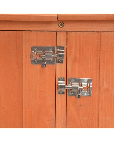 Abri de stockage de jardin 120x50x91 cm Bois