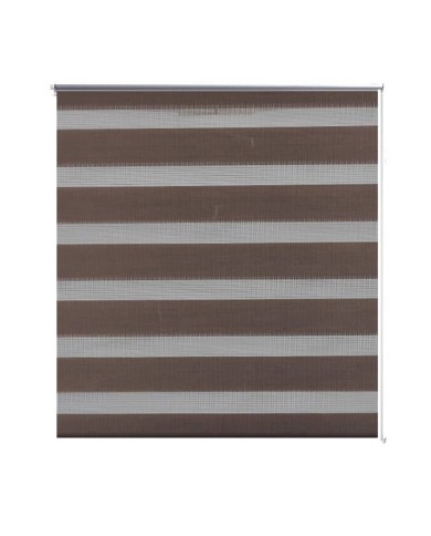 Store enrouleur tamisant 140 x 175 cm marron