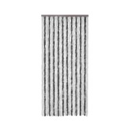 Moustiquaire Gris et blanc 100x220 cm Chenille 