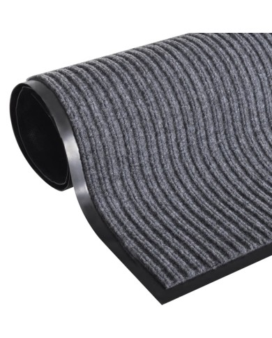 Tapis d'entrée PVC Gris 90 x 120 cm