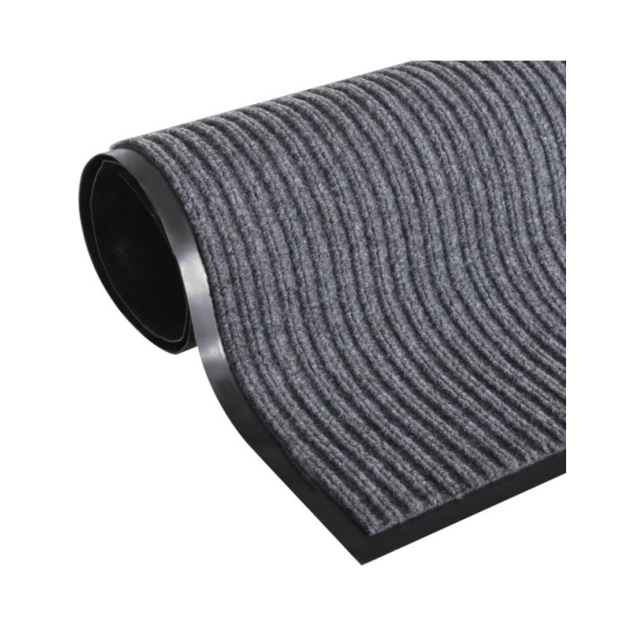 Tapis d'entrée PVC Gris 90 x 120 cm