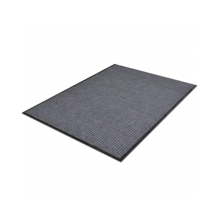 Tapis d'entrée PVC Gris 90 x 120 cm