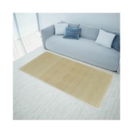 Tapis en bambou naturel à latte Rectangulaire 150 x 200 cm