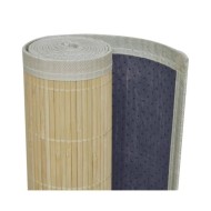 Tapis en bambou naturel à latte Rectangulaire 150 x 200 cm