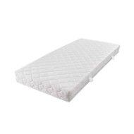 Matelas avec housse lavable 200 x 180 x 17 cm 