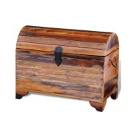 Coffre de rangement Bois de récupération massif 
