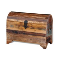 Coffre de rangement Bois de récupération massif 
