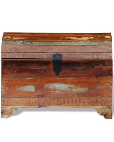 Coffre de rangement Bois de récupération massif 