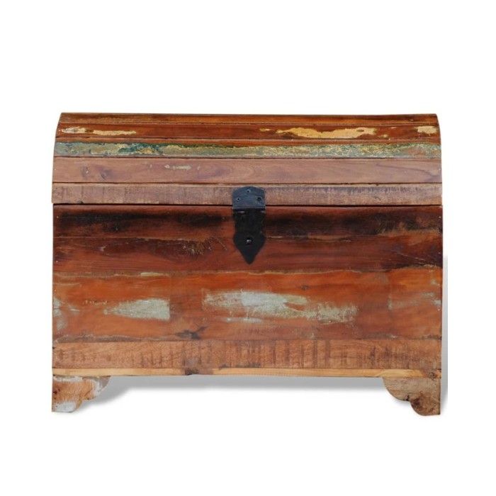 Coffre de rangement Bois de récupération massif 