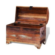 Coffre de rangement Bois de récupération massif 