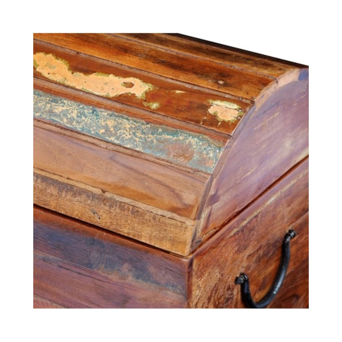 Coffre de rangement Bois de récupération massif 